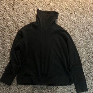 Women's gray Turtleneck fleece